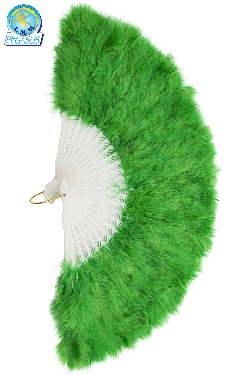 VENTAGLIO PIUME VERDE